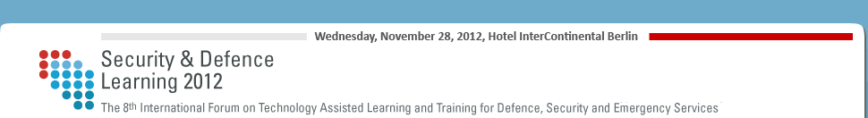 Defence & Security // The  International Forum on Technology Assisted Learning for Defence, Security and Emergency Services 